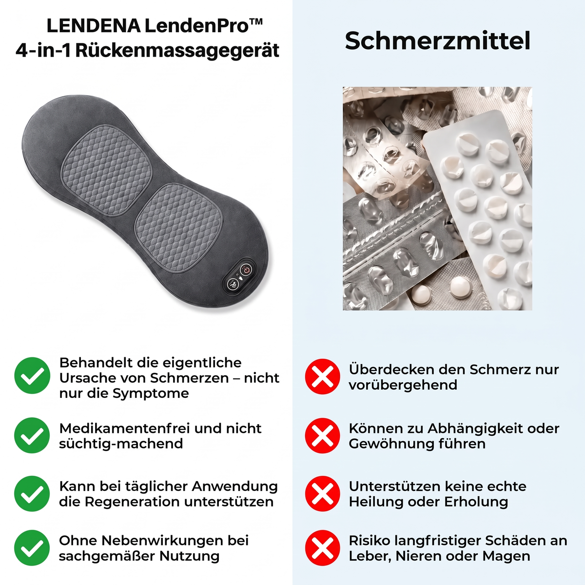 LENDENA LendenPro™️ 4-in-1 Rückenmassagegerät